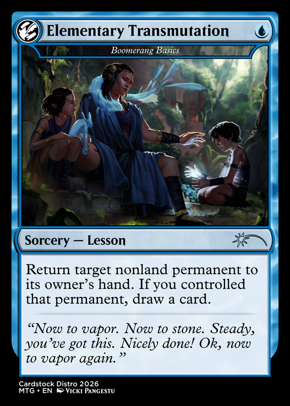 Boomerang Basics (Elementary Transmutation)