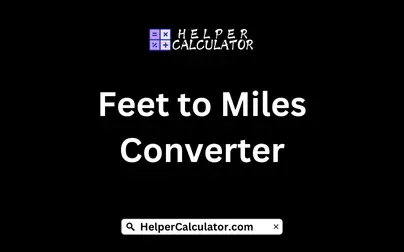 Feet to Miles Converter