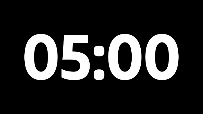 Fondo Transparente Vértice — Cuenta Regresiva de 5 Minutos sin Fondo