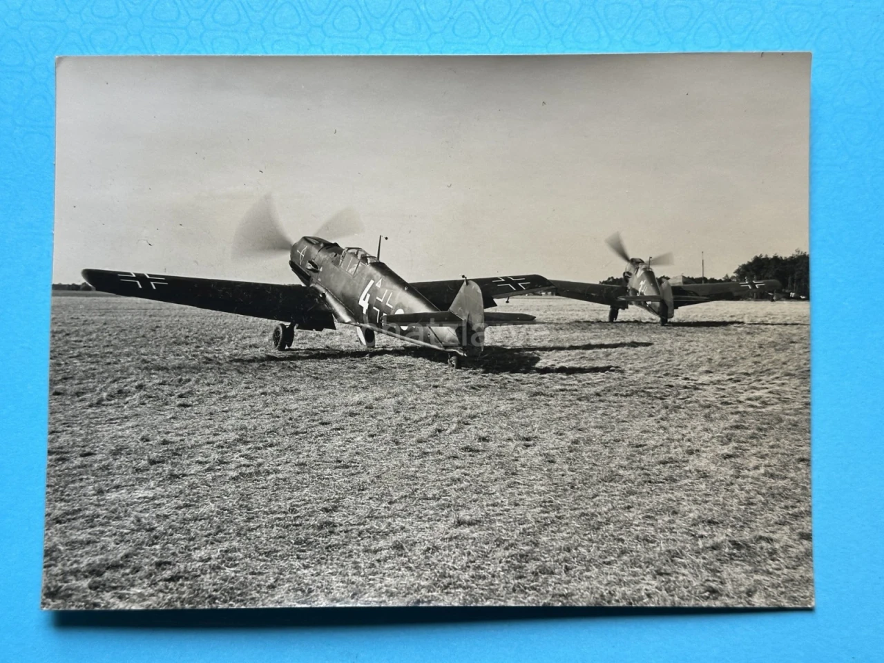 Gross Foto A Stöcker Messerschmitt Bf 109 Beim Start (MJ 191 2)