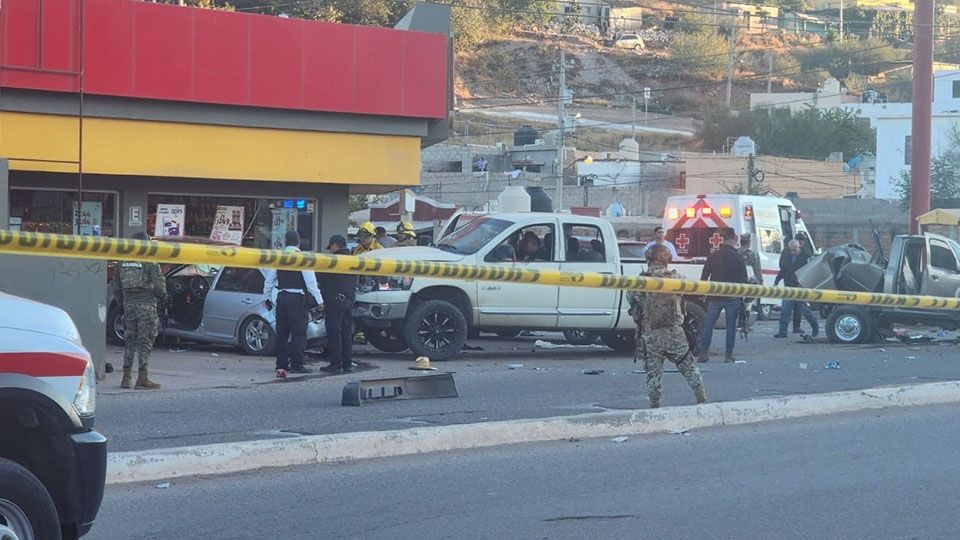 Violencia imparable en Guaymas y Empalme; balacera y choque deja a ciudadanos lesionados