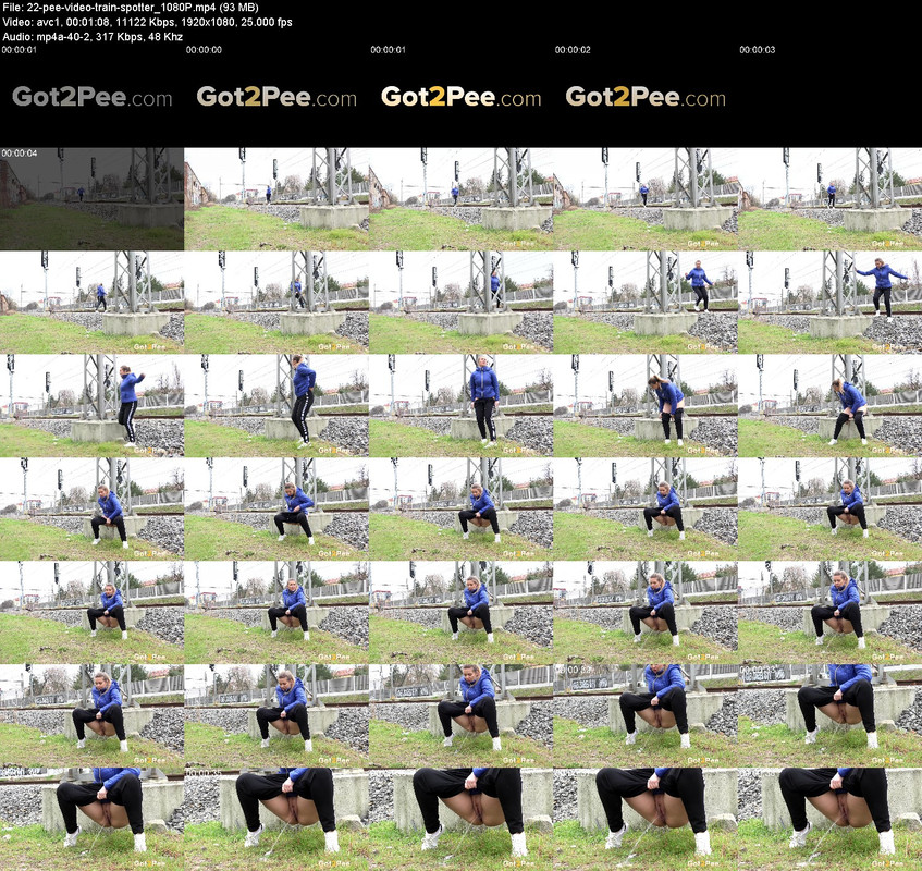 22 pee video train spotter 1080P