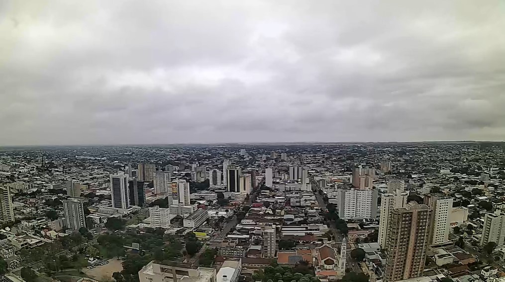 Campo Grande nesta manhã de segunda-feira