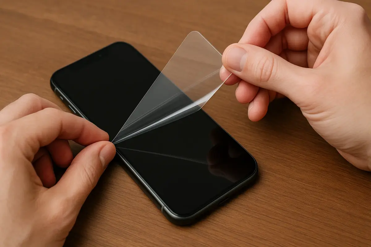 Remove Screen Protector from iPhone