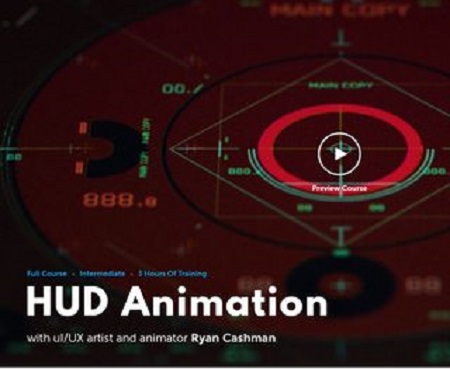 Learn Squared - HUD Animation by Ryan Cashman