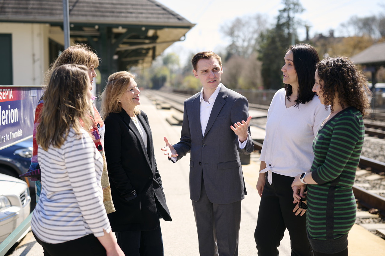 Jason at SEPTA with community