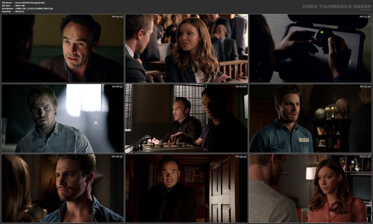 Arrow S01E05 Damaged.mkv
