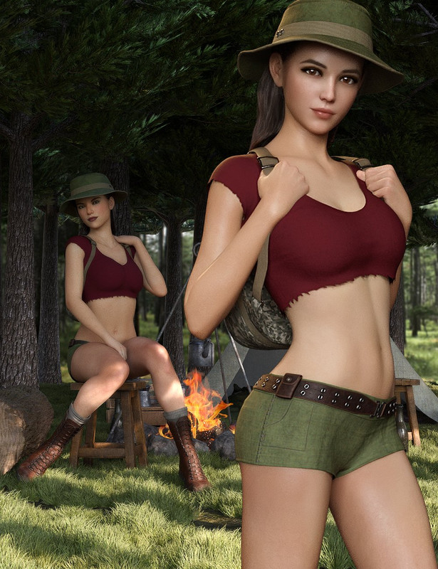 Jungle Girl Outfit Set for Genesis 8 and 8.1 Females Jungle Girl Outfit Set for Genesis 8 and 8.1 Females