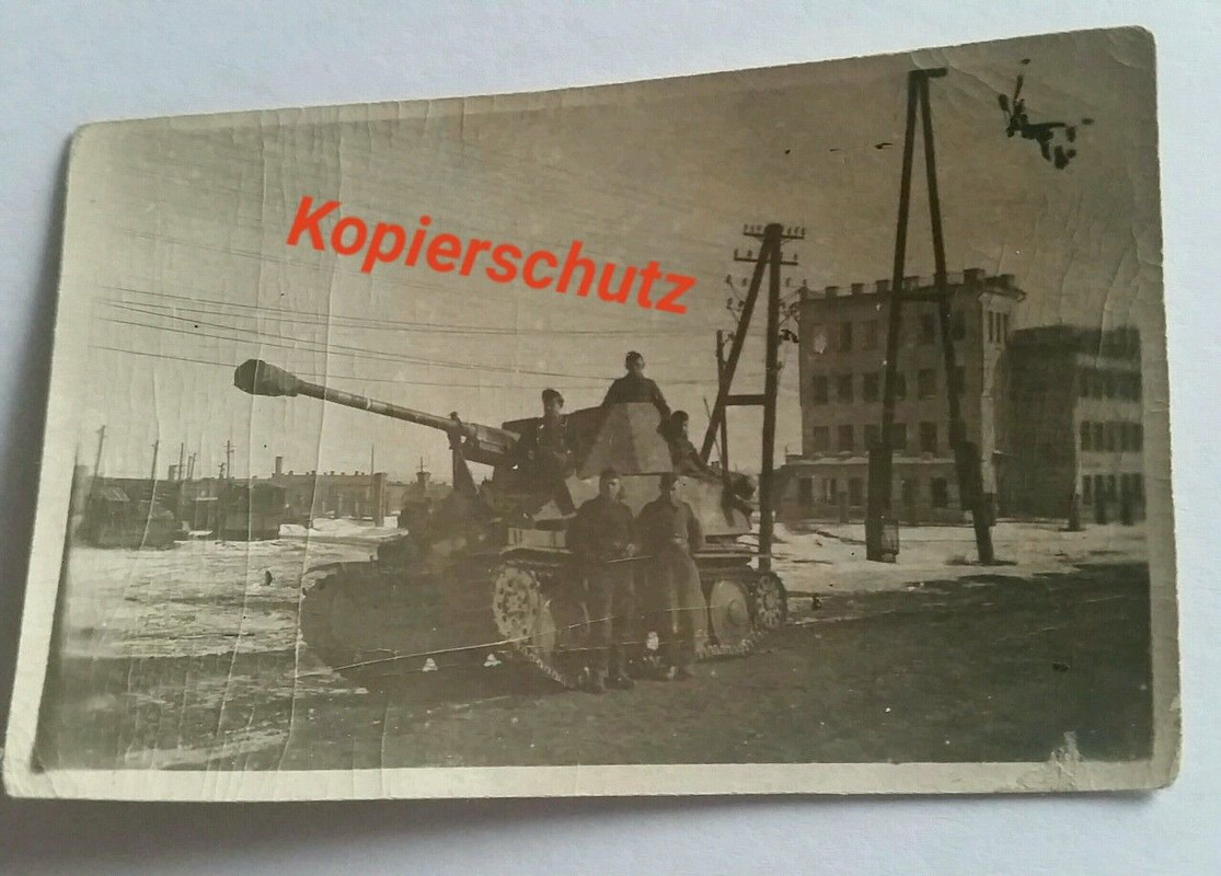 Orig.Foto Panzer Sdkfz Panzerjäger Marder Einsat