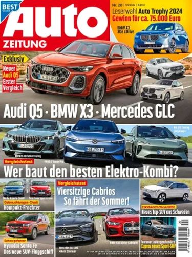Cover: Auto Zeitung Magazin No 20 vom 11  September 2024