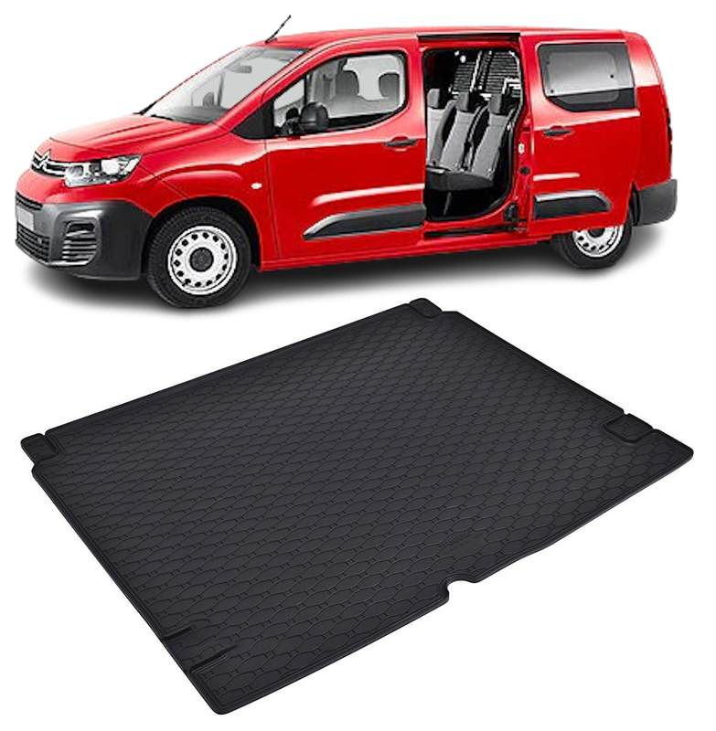 Tavita auto CITROEN Berlingo 5 locuri 2008-2018, protectie portbagaj, Cri-Flo, din cauciuc 100%, compatibil cu autoturismul CITROEN Berlingo 5