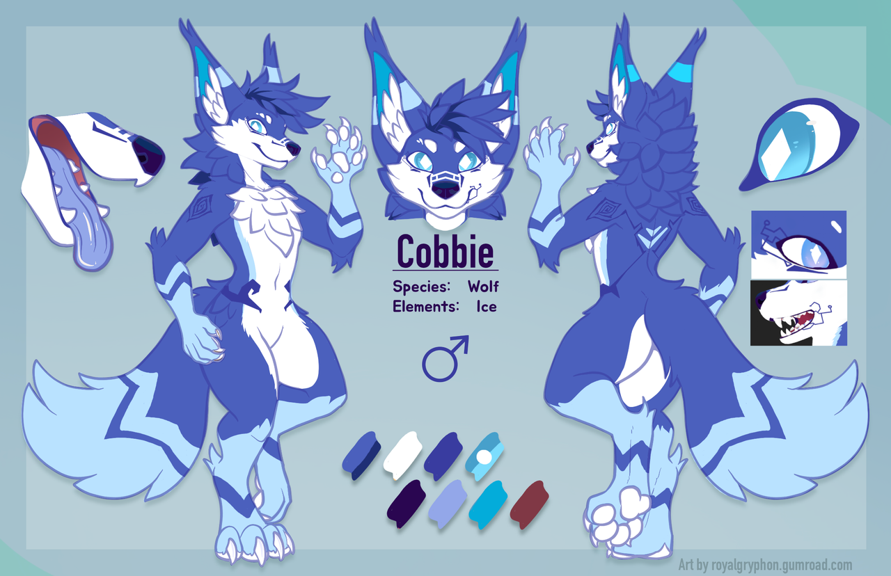 Cobbie wolf canine reference sheet