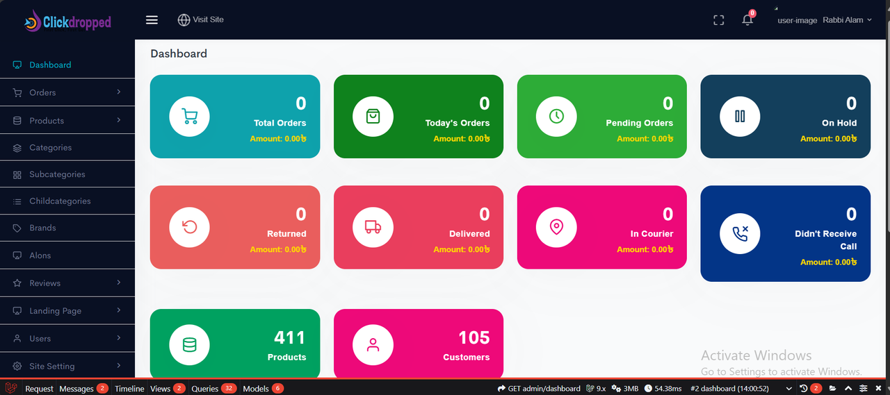 CodexLabBd Dashboard Preview - Complete Business Control