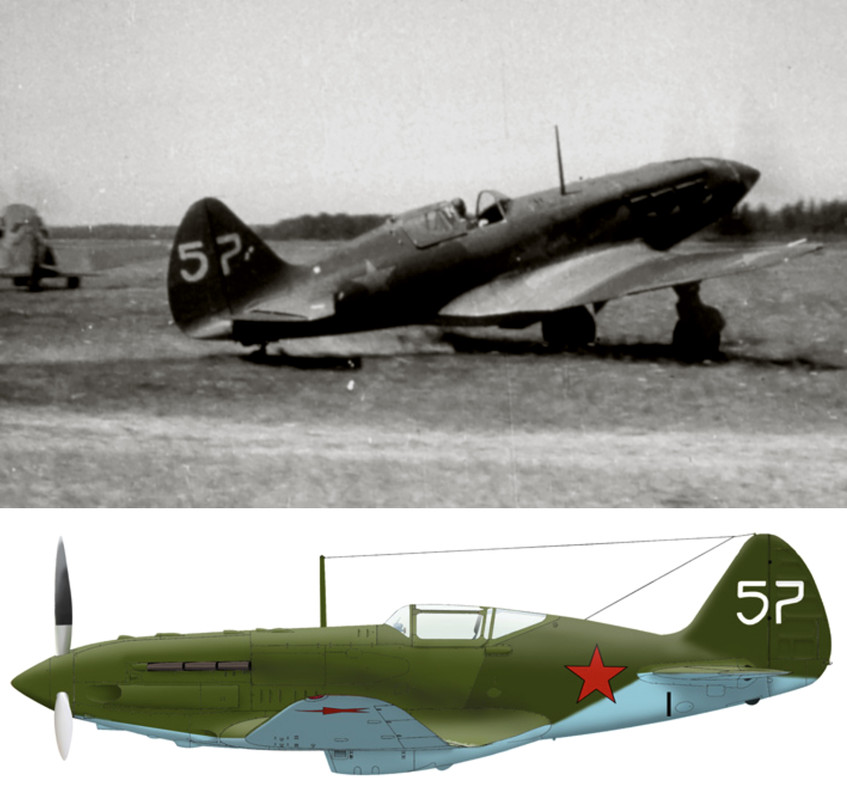 Mikoyan-Gurevich-MiG-3-401IAP-White-57-at-Zubovo-airfield-Moscow-Front-July-1941-0A
