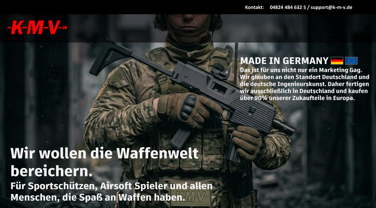 K-M-V – Made in Germany – Wir wollen die Waffenwelt bereichern