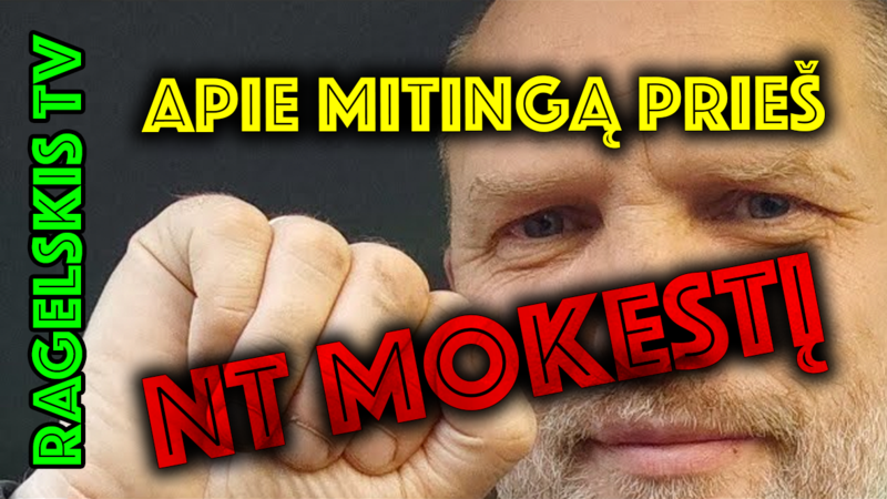 GYVAI: Mitingas PRIEŠ NT mokesčius • 2025 balandžio 27 d.