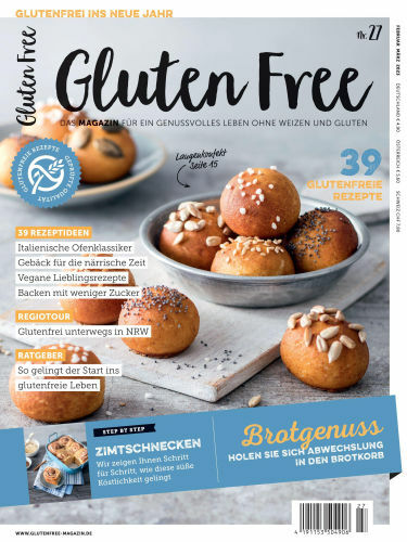 Cover: Gluten Free Magazin No 27 Februar-März 2023