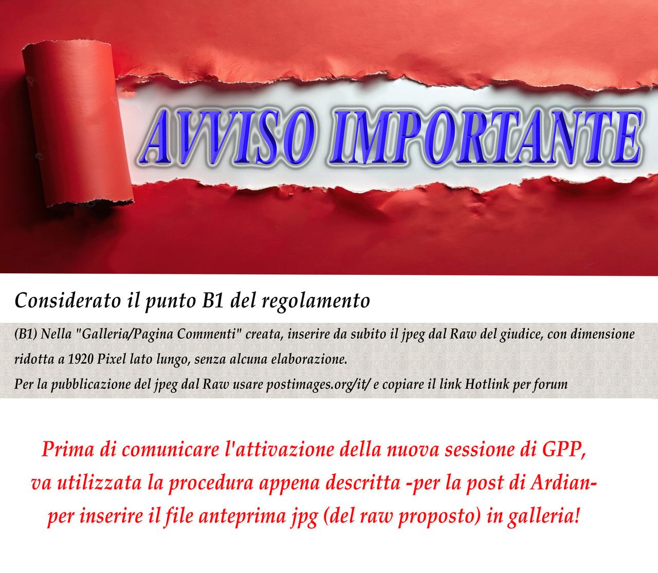 avviso import
