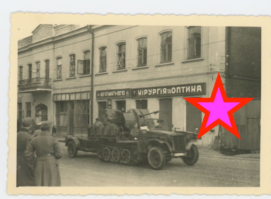 Foto russia Kettenfahrzeug Geschütz gun sdkfz we