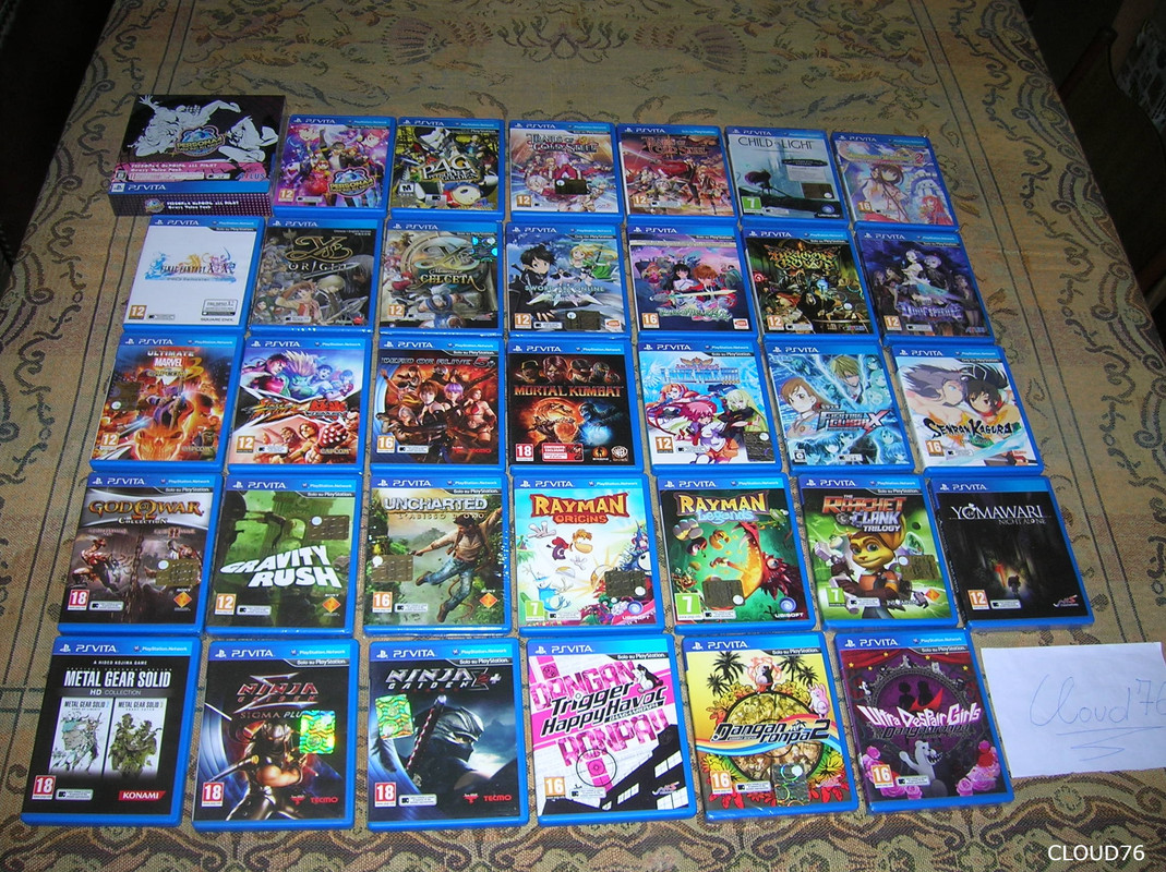 Ma collection Retrogame Collezione-Ps-Vita