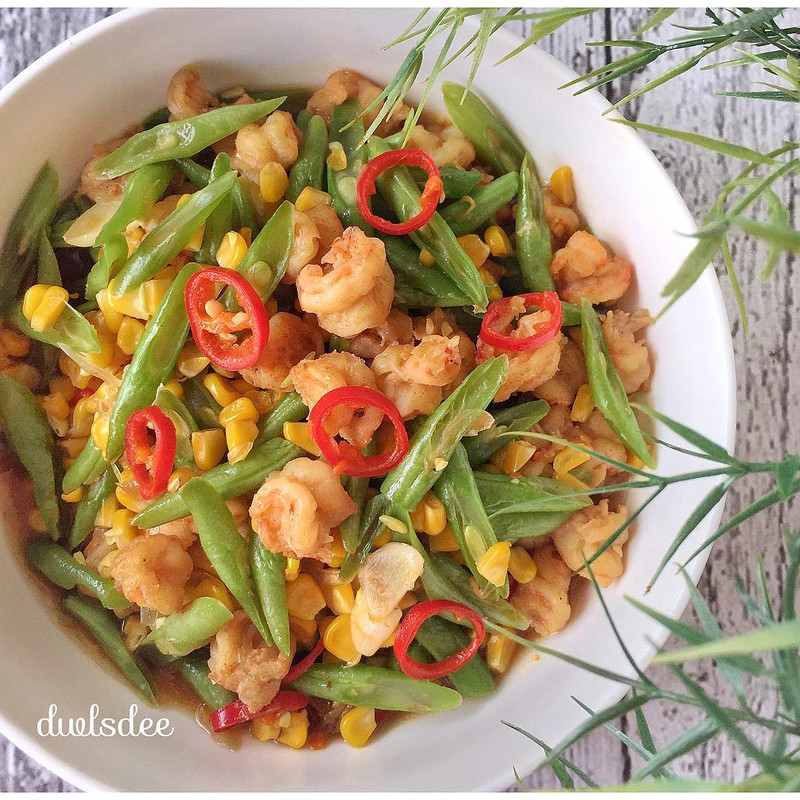 Oseng buncis udang