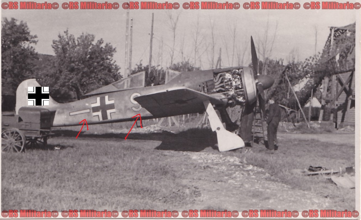 Flugzeug FW 190 weiße 9   Pilot II.-JG 2 Beaumont-le-Roger France 1943 #6