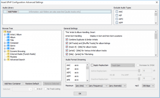 Illustrate dBpoweramp Asset UPnP R2023-05-15