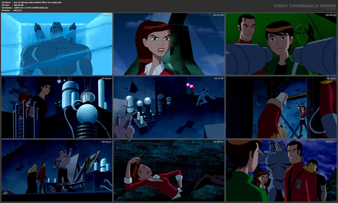 Ben 10 Ultimate Alien S02E03 Viktor The Spoils.mkv