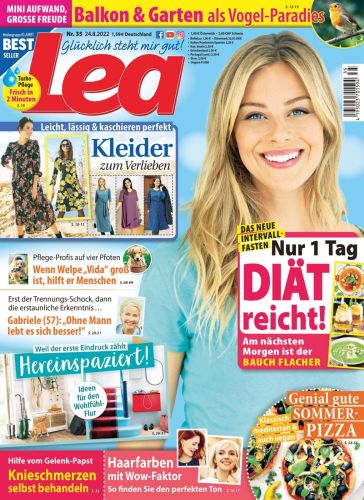 Cover: Lea Frauenzeitschrift No 35 vom 24  August 2022