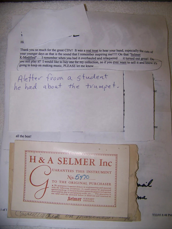 Selmer Paris 1947 19B trumpet sn 5470 (19)