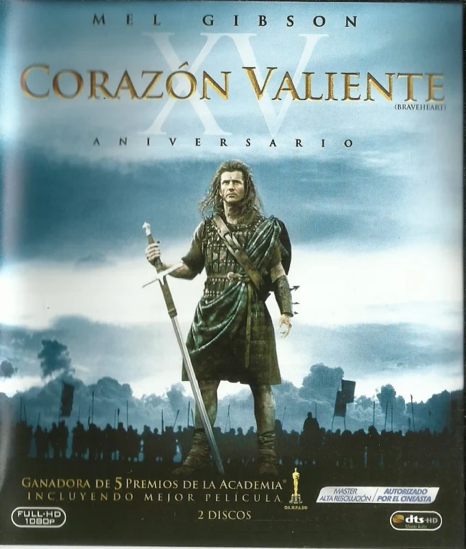 Corazón valiente [1995] [BD50] [HD] [LATINO] [SUBTITULADA] [INGLES] [OTRO] [TERA-BOX]
