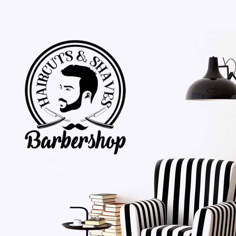 Barbershop Barbers Cool Wall Art Sticker Decal 3286186947583 Ebay