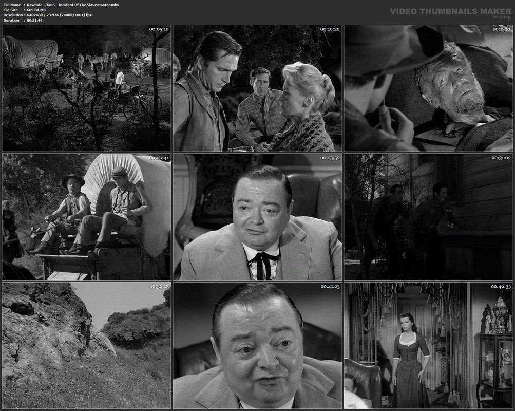 Rawhide - 3X05 - Incident Of The Slavemaster.mkv