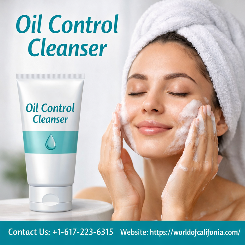 Oil Control Cleanser for Acne Prone Skin Deep Pore Cleansing Formula