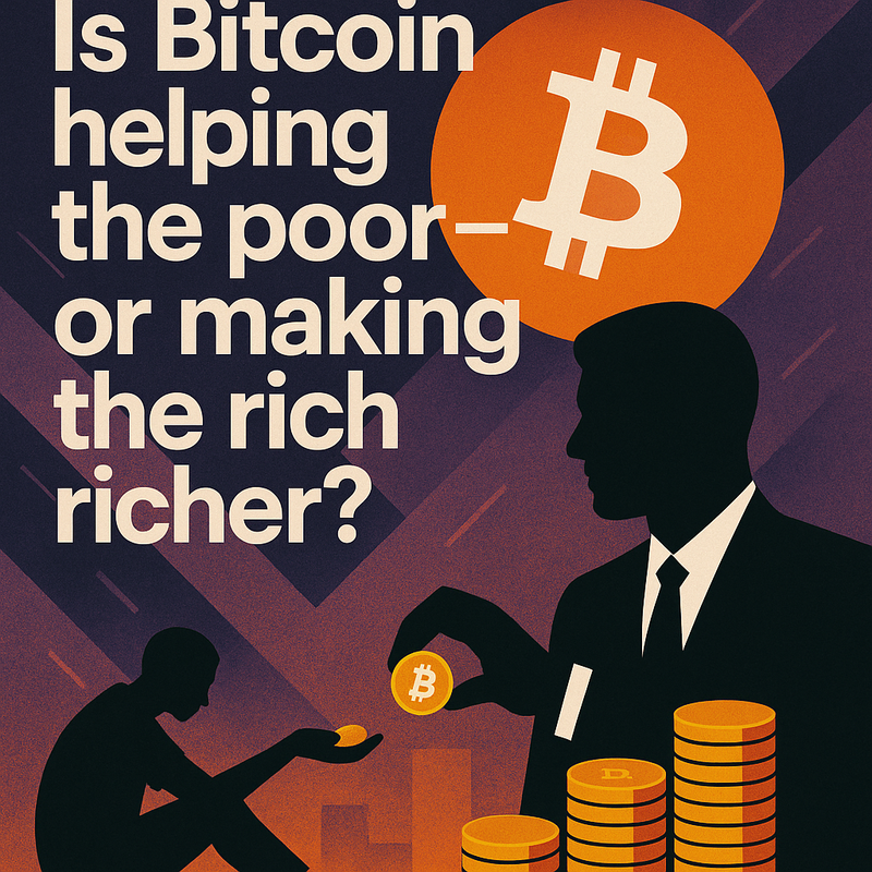 Is Bitcoin helping the poor — or making the rich richer?