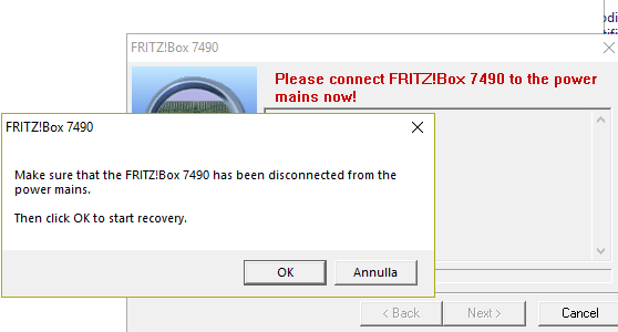 Fritzbox 7490:problemi internet Controllare-3