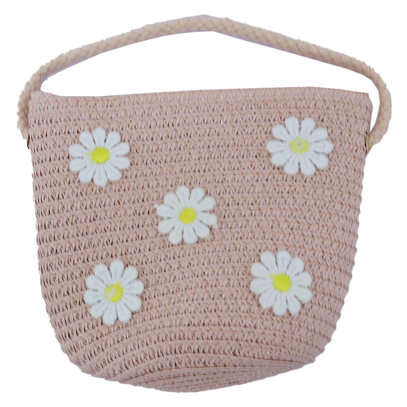 Amazon.com: summer beach holiday bamboo woven bag retro portable straw  woven bag Tote Bamboo Handbag Bown straw bag Acrylic rattan bag drawstring  beach bags for summer (Small(10.23