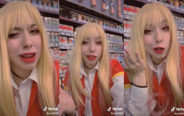 Empleada de Oxxo renunció con traje de cosplay puesto y TikTok la hace viral