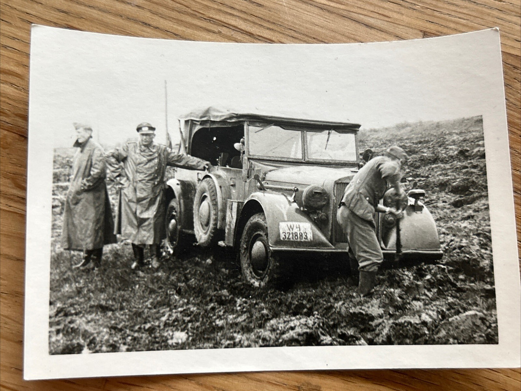Foto Wk2 Wehrmacht Soldaten Fahrzeug Lkw Truck Kfz Kübel