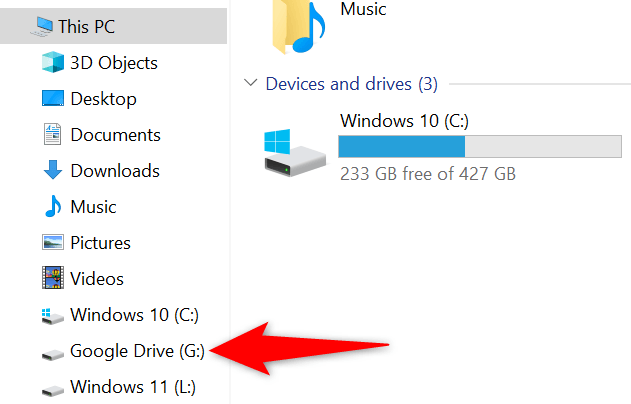 backup my Windows 11 computer to Google Drive