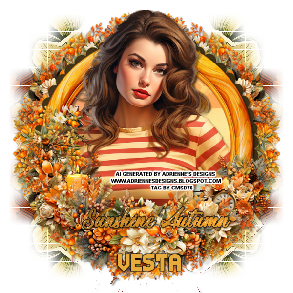 November Cluster Frame Challenge Vesta-Sunshine-Autumn