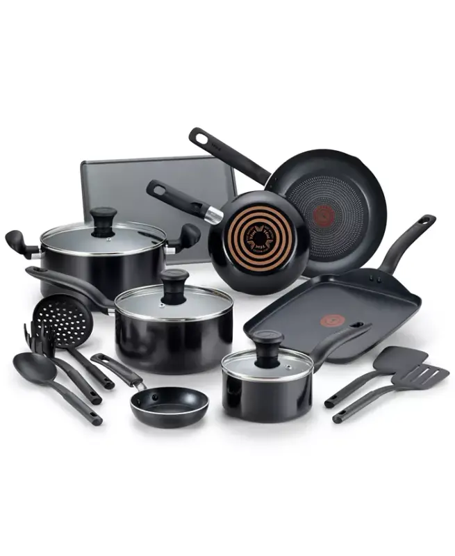 Save 68% on T-Fal 16-Piece Aluminum Cookware Set at Macy’s – Just Save 68% on T-Fal 16-Piece Aluminum Cookware Set at Macy’s – Just