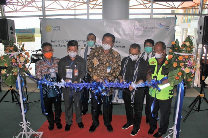 Peresemian rute baru Garuda Indonesia