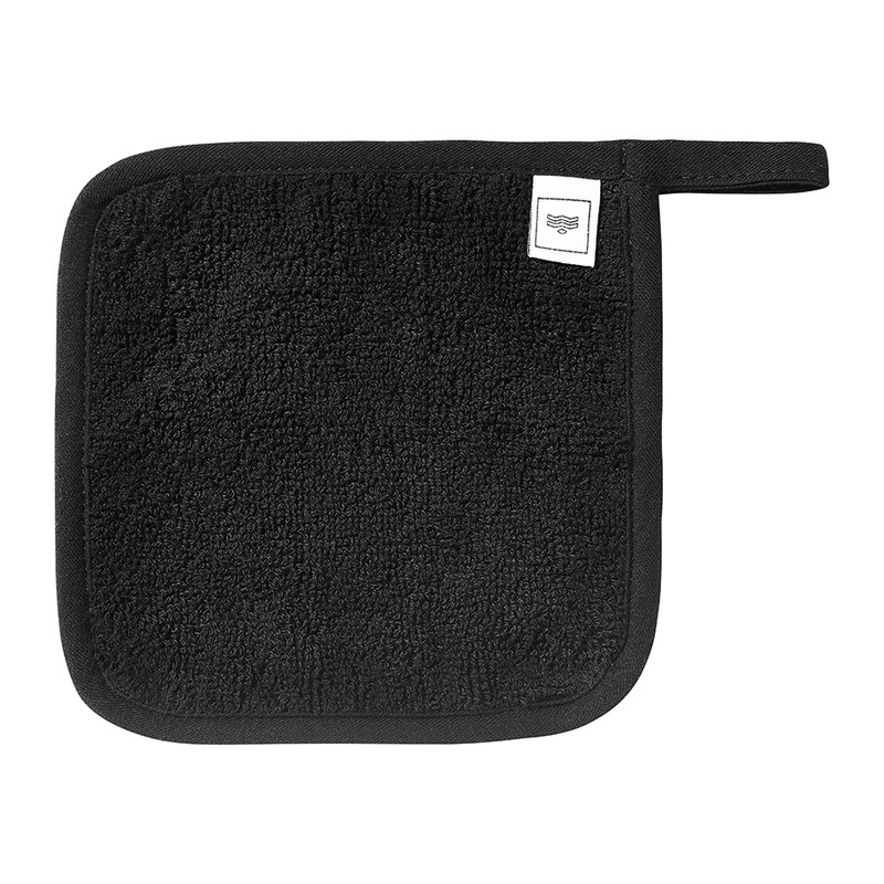 Czarna ściereczka do demakijażu - Bambus