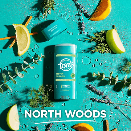Experience Nature’s Freshness with Tom’s Deodorant North Woods and  Visa Gift Card Offer