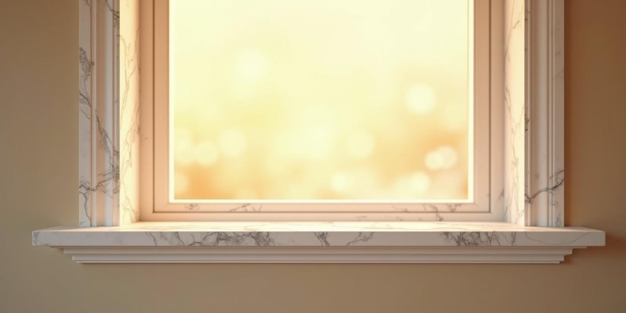 Подоконник из мрамора