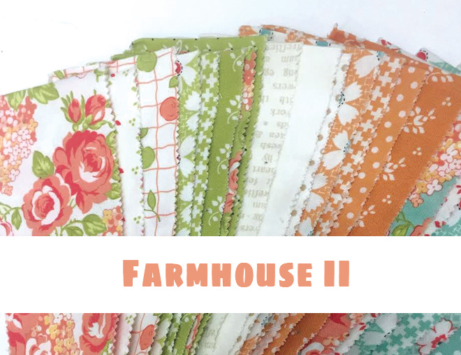 Farmhouse II Fat Quarter Bundle by Fig Tree Quilts Moda Precuts Archived  Products - Quilt in a Day / Quilting Fabric