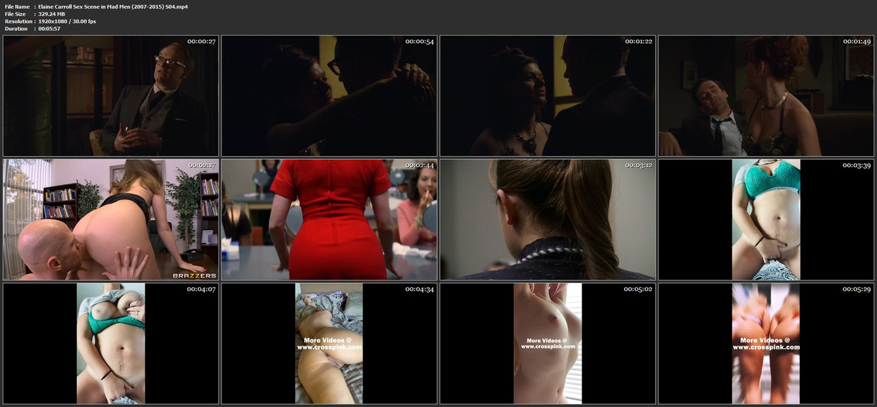 Elaine Carroll Sex Scene in Mad Men (2007-2015) S04.mp4