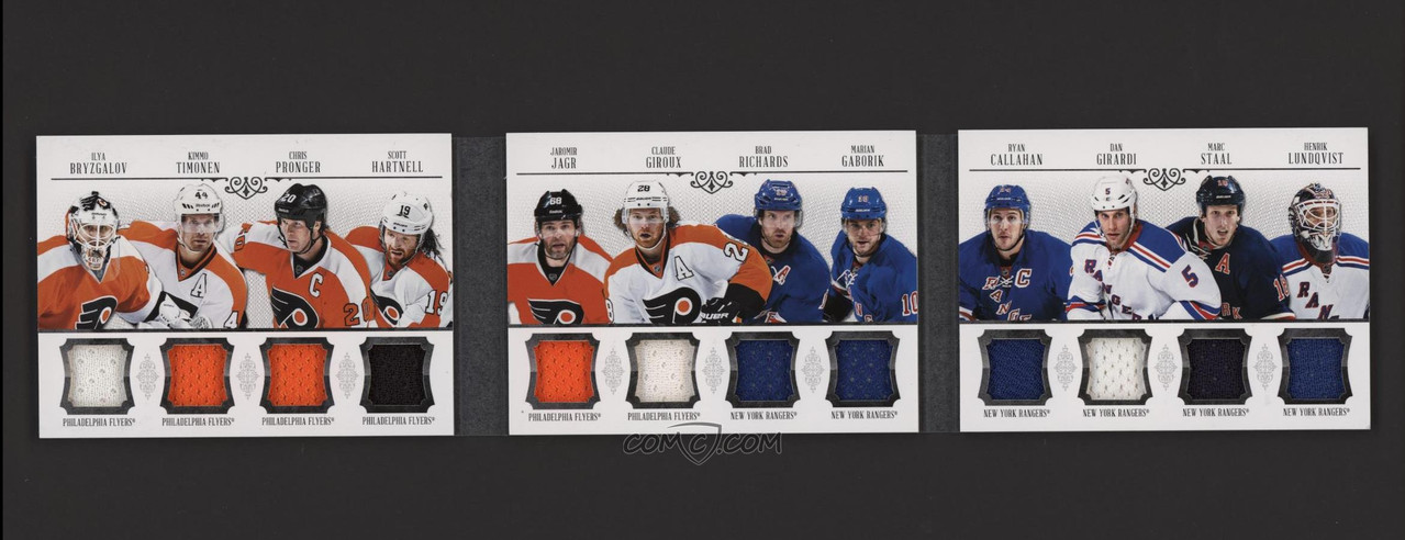 Claude Giroux Henrik Lundqvist Ilya Bryzgalov Jaromir Jagr Kimmo Timonen Marian Gaborik Ryan Callaha