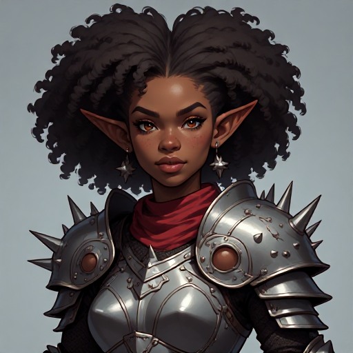 Elegant-Afro-Dark-elf-wearing-(5)